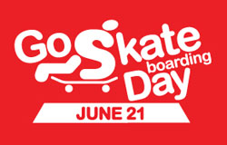 今年の6/21 Go Skateboarding Dayは日曜日！！　みんなは、どこで滑る？